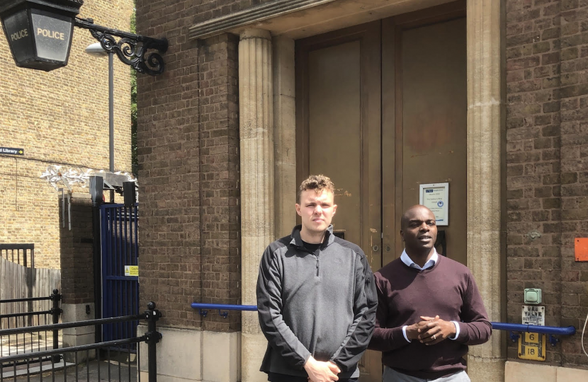 Charlie with Conservative Mayoral candidate Shaun Bailey