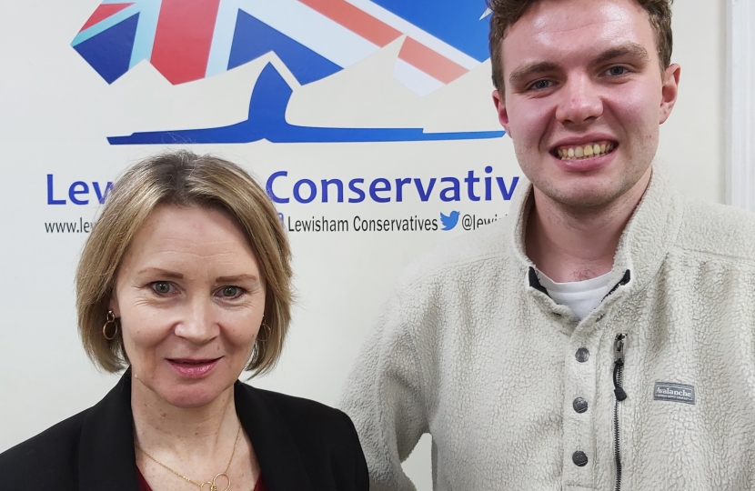 Helena Croft with GLA candidate Charlie Davis