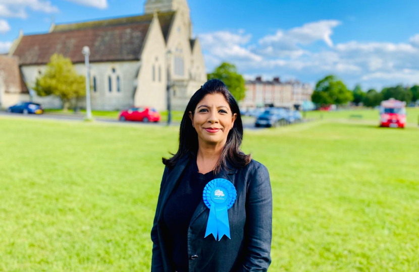 Nupur Majumdar pictured in Blackheath in the Lewisham North constituency.