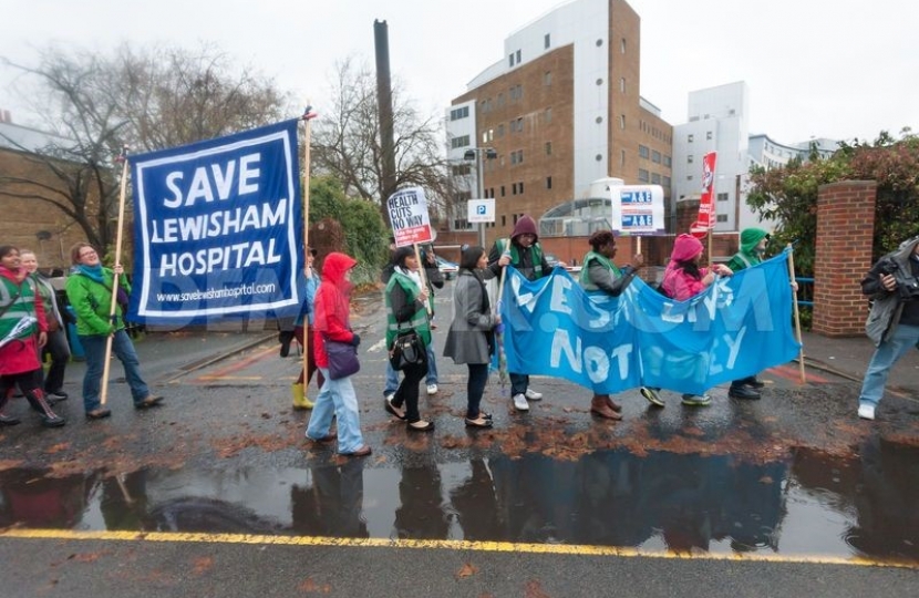 Save Lewisham Hospital campaigners