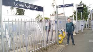 Ross Archer at Lower Sydenham station