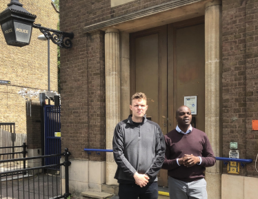 Charlie with Conservative Mayoral candidate Shaun Bailey