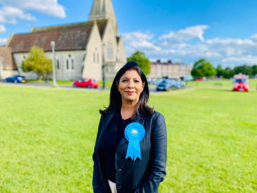 Nupur Majumdar pictured in Blackheath in the Lewisham North constituency.